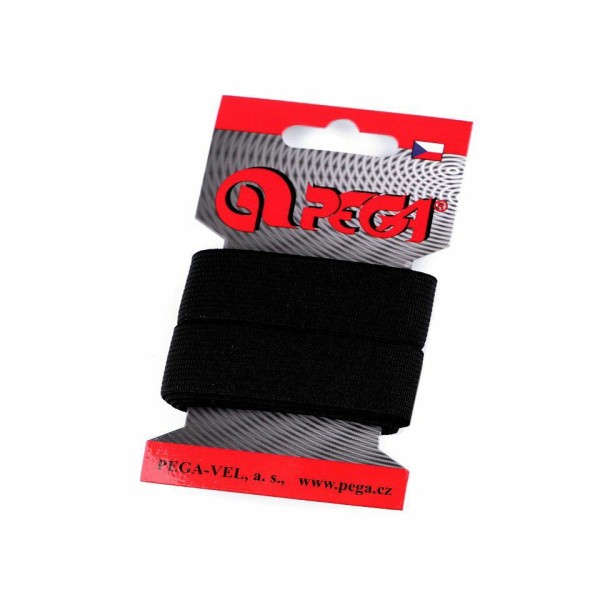 1card 7 (7001) Noir Élastique Tresse Largeur de Bande de 20mm Variété de Couleurs, De Bricolage, de - Photo n°1