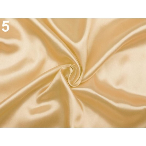 1m 5 (4) de l'Or en Tissu de Satin, Et Tricoter Pse, Tissus - Photo n°1