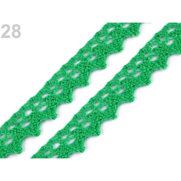 27m Vert Pastel en Coton Dentelle Garniture de 15mm, Et de la Literie, de Madère, de la Mercerie - Photo n°1