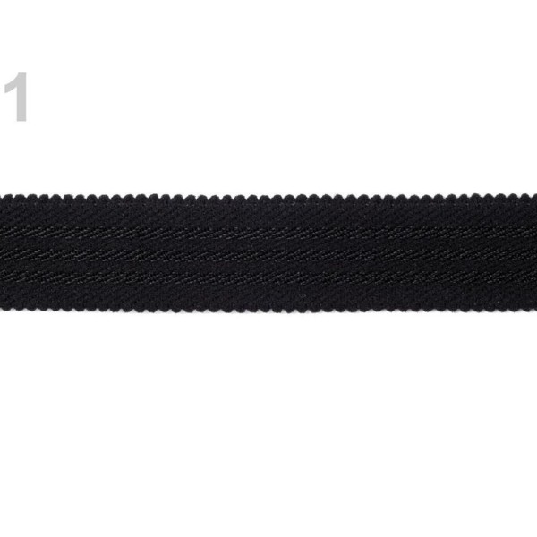 25m 1 Noir Lingerie soutien-gorge Sangle d'Épaule Élastique Largeur 18mm, Tricot, Mercerie, - Photo n°1