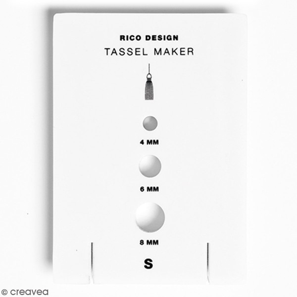Appareil à pampilles Tassel Maker - Petit modèle - 4, 6, 8 mm - Photo n°1