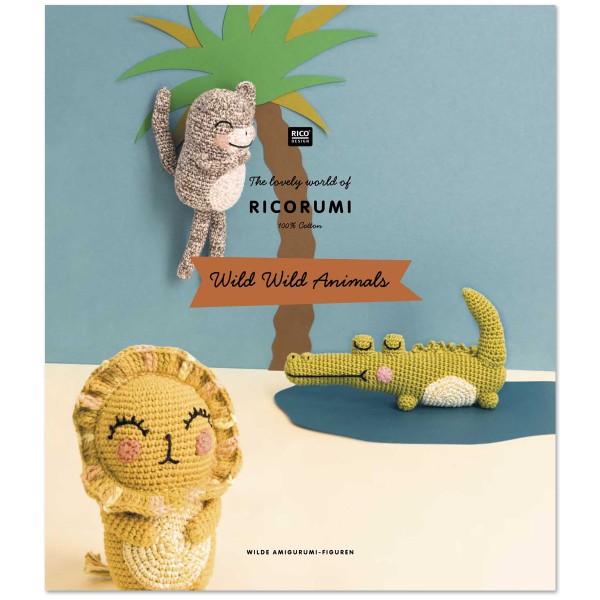 Livre crochet Ricorumi - Wild wild animals - 8 modèles - Photo n°1
