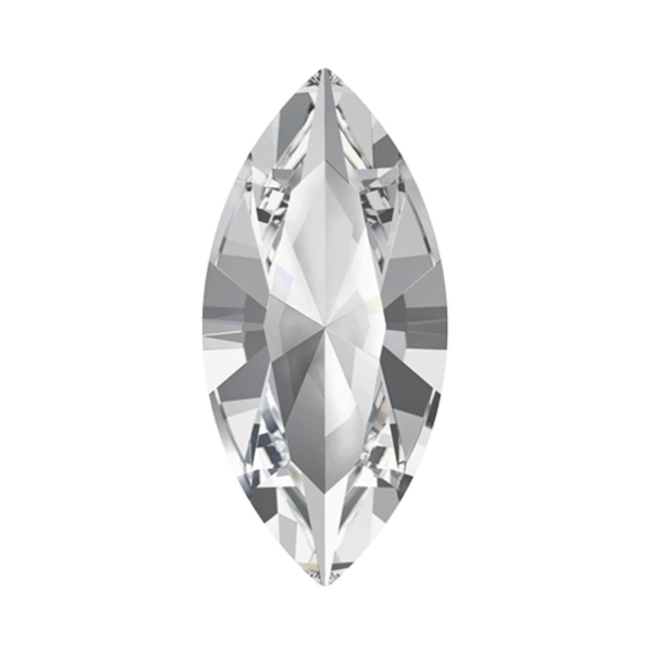 8pcs Cristal 001 Xilion Navette de Pierre de Fantaisie en Verre de Cristaux de forme Ovale Feuille d - Photo n°1