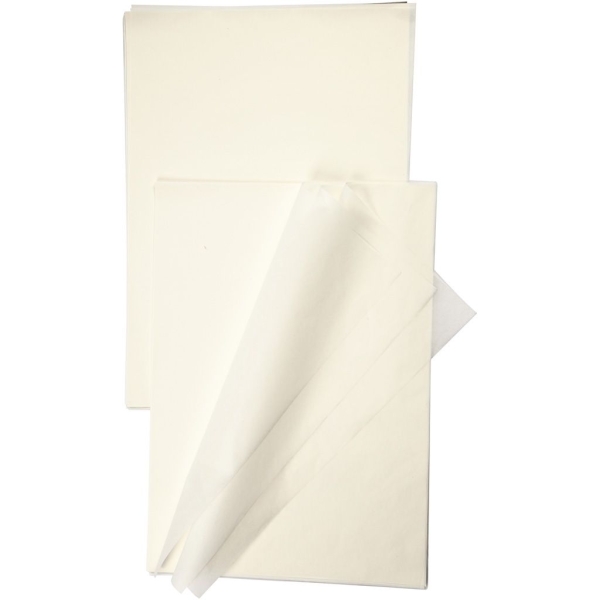Papier imitation papier de riz - Blanc - A3 - 100 pcs - Photo n°1