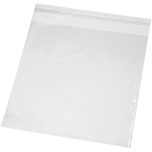 Sachets transparents plats à fermeture autocollante - 16 x 16 cm - 20 pcs - Photo n°1