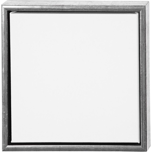 Carton entoilé avec cadre métal - 34 x 34 cm - Photo n°1