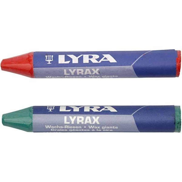 Crayon De Cire Lyra, Ép. 15 Mm, L: 9 Cm, 12Pièces - Photo n°2