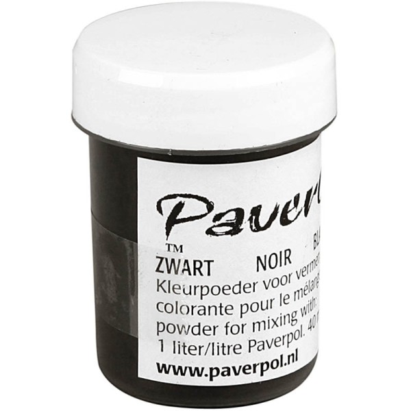 Poudre colorante Paver Color 40 ml - Noir - Photo n°1