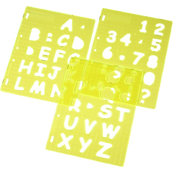 Gabarits de découpe ShapeTemplate pour Shape Cutter - Alphabet - Photo n°1