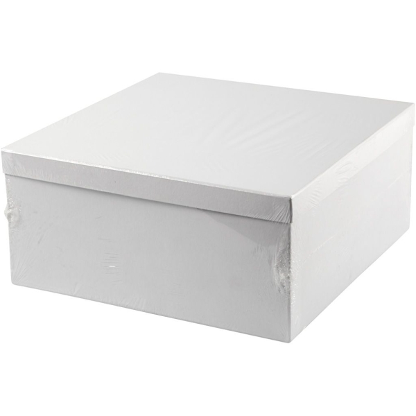 Assortiment de boîtes en carton blanc - Rond, ovale, carré, coeur - 10 à 12 cm - 27 pcs - Photo n°2