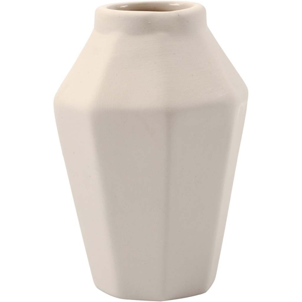 Vase en porcelaine - Blanc - 10 cm - 6 pcs - Photo n°1
