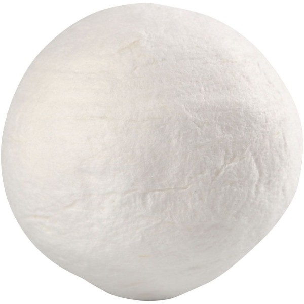 Boule d'ouate de cellulose - Blanc - 25 mm - 12 pcs - Photo n°1