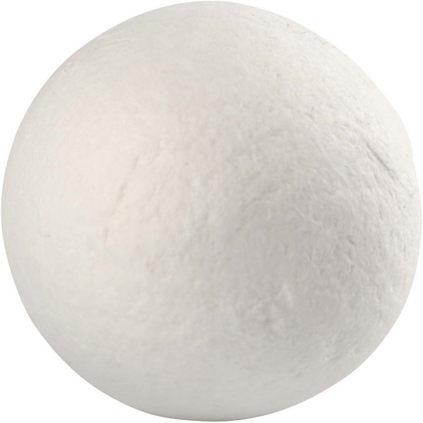 Boule d'ouate de cellulose - Blanc - 40 mm - 6 pcs - Photo n°1