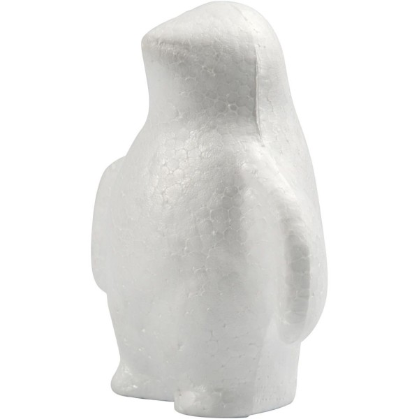 Pingouin en polystyrène - 15,5 cm - Photo n°1
