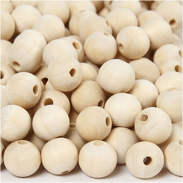 Perles en bois Lilas de Perse - 15 mm - 500 pcs - Photo n°1