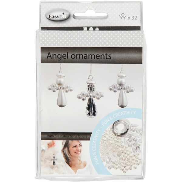 Kit ornements anges en perles - 32 pcs - Photo n°2