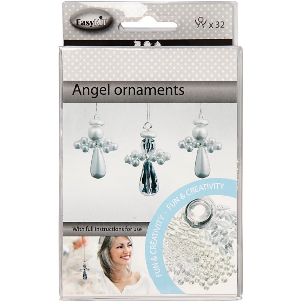 Kit ornements anges en perles - 32 pcs - Photo n°1