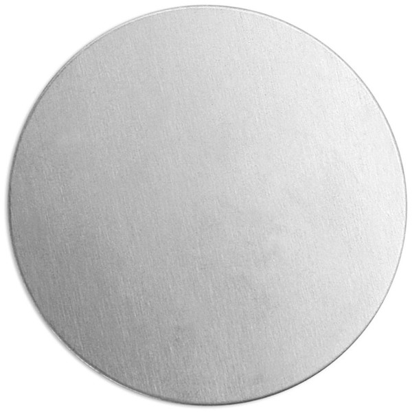 Plaque métallique en aluminium - Rond - 20 mm - 15 pcs - Photo n°1