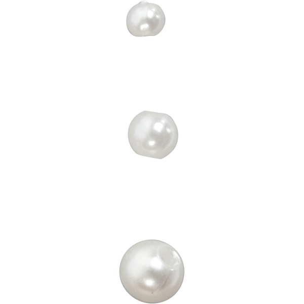 Perles de décoration 3 mm - Nacré - 150 pcs - Photo n°3