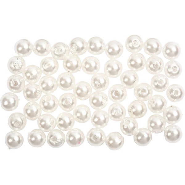 Perles de décoration 5 mm - Nacré - 100 pcs - Photo n°1