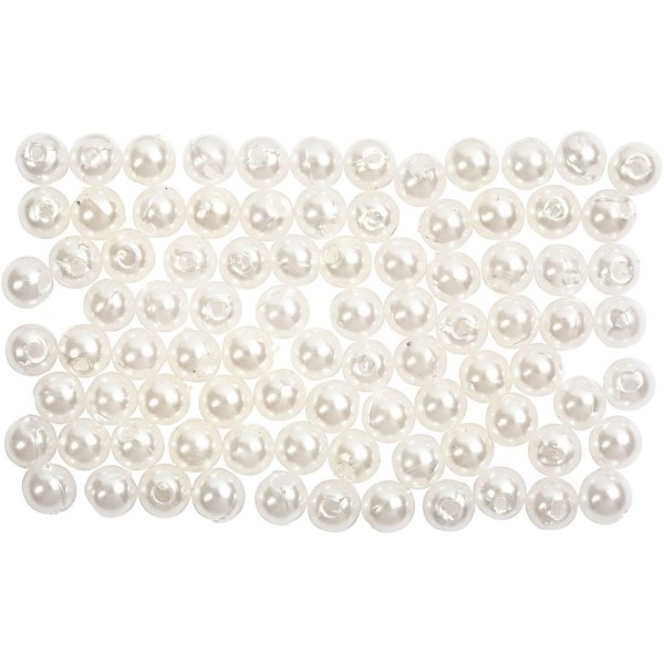 Perles de décoration 4 mm - Nacré - 150 pcs - Photo n°1