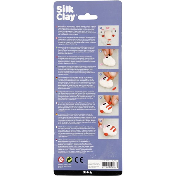 Assortiment de pâte à modeler auto-durcissante Silk Clay - 6 x 7 gr - Photo n°3