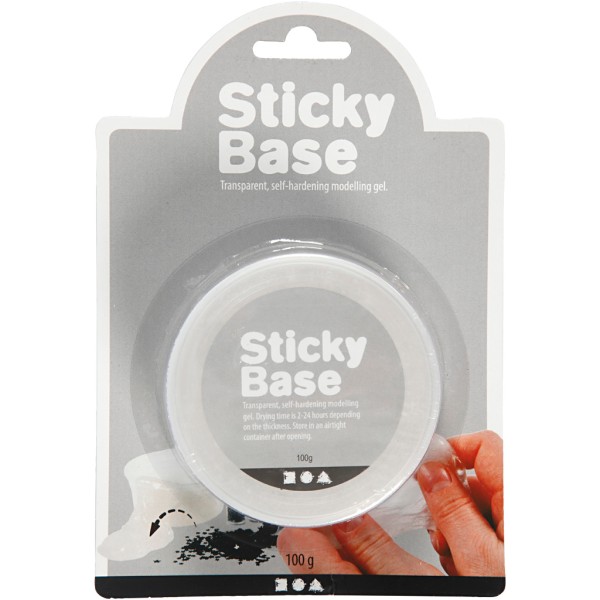 Sticky base - Pâte transparente autodurcissante Pearl Clay - 100 g - Photo n°2
