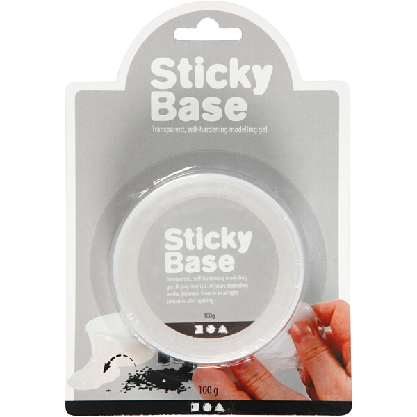 Sticky base - Pâte transparente autodurcissante Pearl Clay - 100 g - Photo n°1