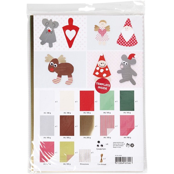 Kit de décoration en papier - Noël - Photo n°3