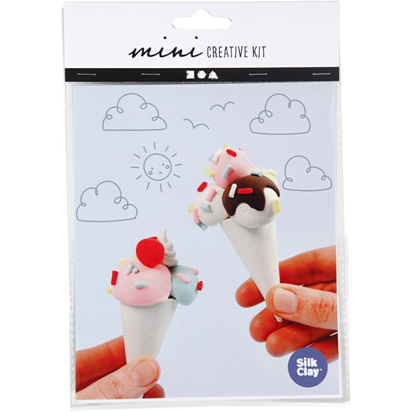 Kit créatif Silk Clay - Cônes de glace - Photo n°2