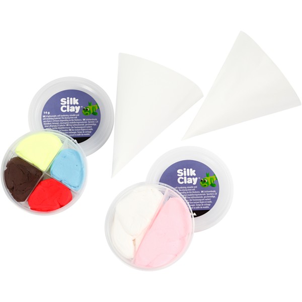 Kit créatif Silk Clay - Cônes de glace - Photo n°4