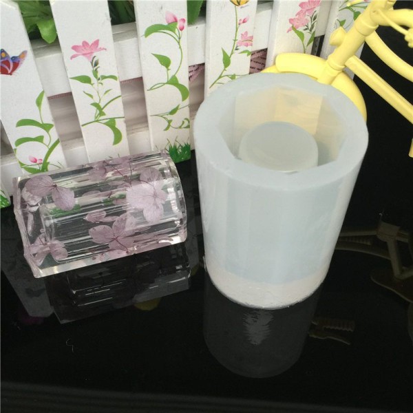 Facettes Vase, Verre, Tasse, 3D Silicone, Époxy Résine UV à la Cire de Prise de Moule, Moulage en Pl - Photo n°2