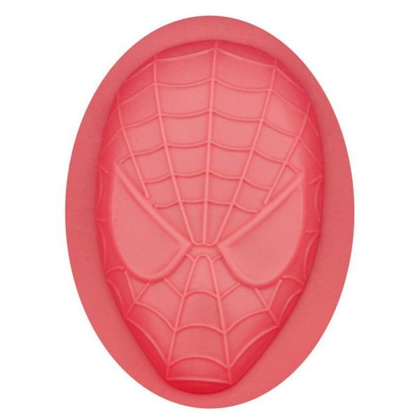 Spiderman Masque de super-Héros Marvel Film, 3D en Silicone de Chocolat Savon Gâteau, Fondant Gâteau - Photo n°2