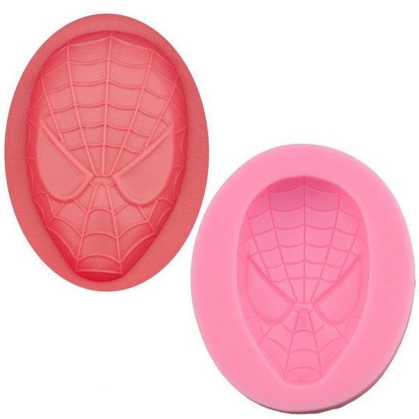 Spiderman Masque de super-Héros Marvel Film, 3D en Silicone de Chocolat Savon Gâteau, Fondant Gâteau - Photo n°1