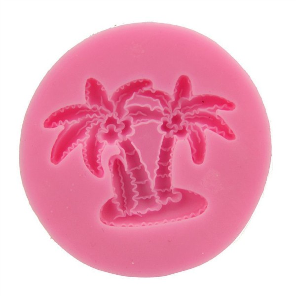 Noix de Coco tropicale Palm Tree Beach, 3D en Silicone de Chocolat Savon Gâteau, Fondant Gâteau, l'A - Photo n°5