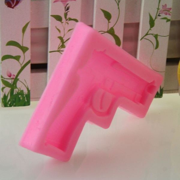Pistolet Arme de Soldat, 3D en Silicone de Chocolat Savon Gâteau, Fondant Gâteau, l'Argile de Résine - Photo n°4