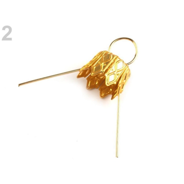 10pc 2gold de Noël Babiole Cintres Avec des Bouchons de Bricolage, Casquettes Boucle, Perle Caps, de - Photo n°1