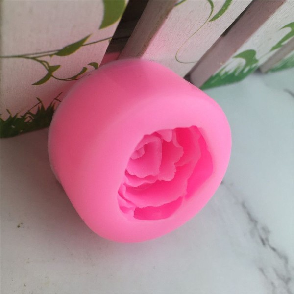 Rose Bud en Forme de Fleur, 3D en Silicone de Chocolat Savon Gâteau, Fondant Gâteau, l'Argile de Rés - Photo n°5