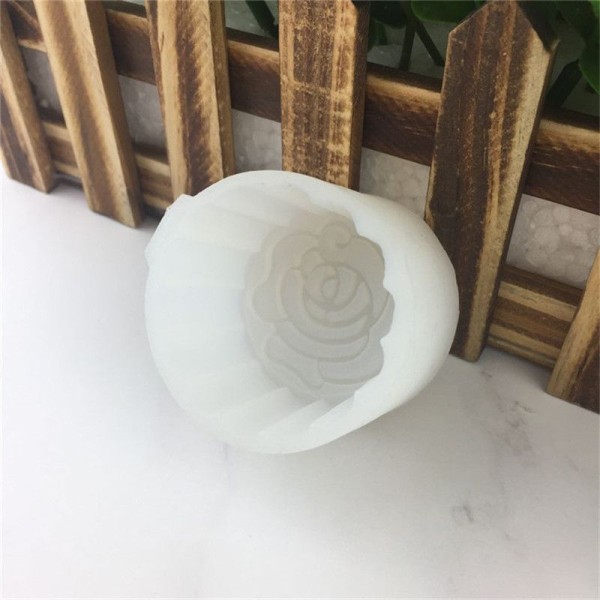 Fleur Rose Bonbon, 3D en Silicone de Chocolat Savon Gâteau, Fondant Gâteau, l'Argile de Résine, Cire - Photo n°4