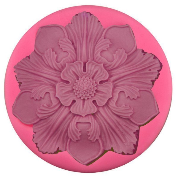 Grand Pétale de Lys Fleur de Lotus, 3D en Silicone de Chocolat Savon Gâteau, Fondant Gâteau, Bougie - Photo n°1