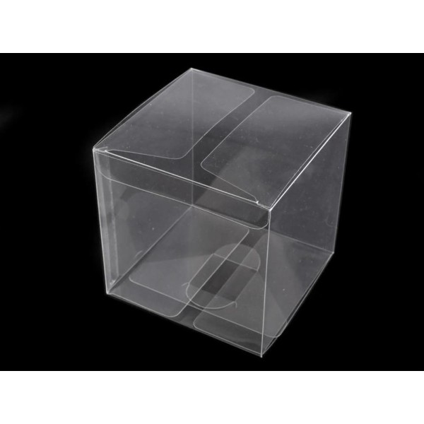10pc Transparent Boîte d'Emballage, des Boîtes, l'Artisanat, les Bases, Et Loisirs, 10 x 10 x 10 cm - Photo n°1