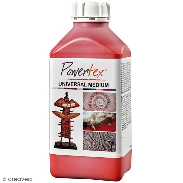 Powertex solidifiant tissu - Rouge (Edition limitée) - 1 kg - Photo n°1