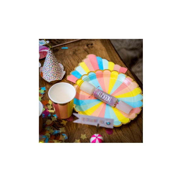 Crackers a confettis multicolores x8 - Photo n°3