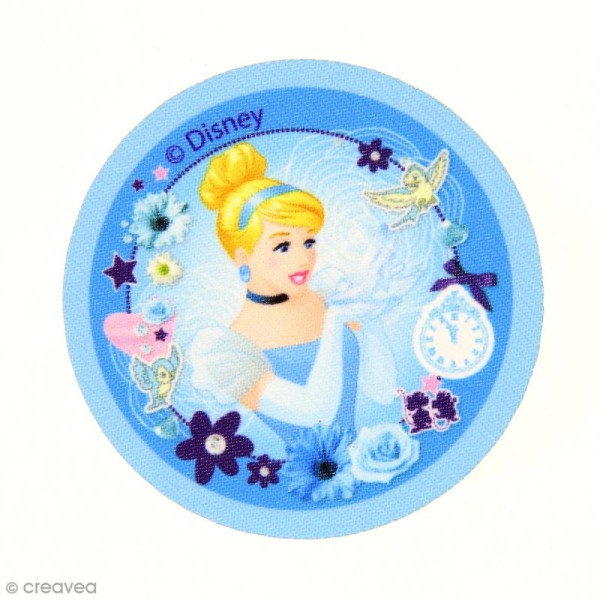 Ecusson imprimé thermocollant - Princesses Disney - Cendrillon - Photo n°1
