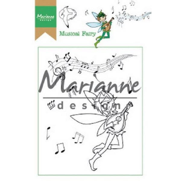 Tampon clear Marianne Design - Musical Fairy - Photo n°1