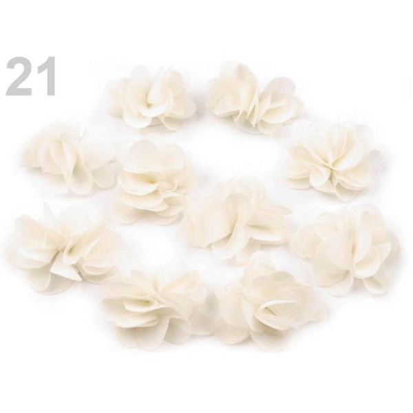 2pc 21 Rémanence Fleur Décorative Ø30mm À Coudre Ou à coller, d'Autres Fleurs Coudre, Vêtements, Cha - Photo n°1