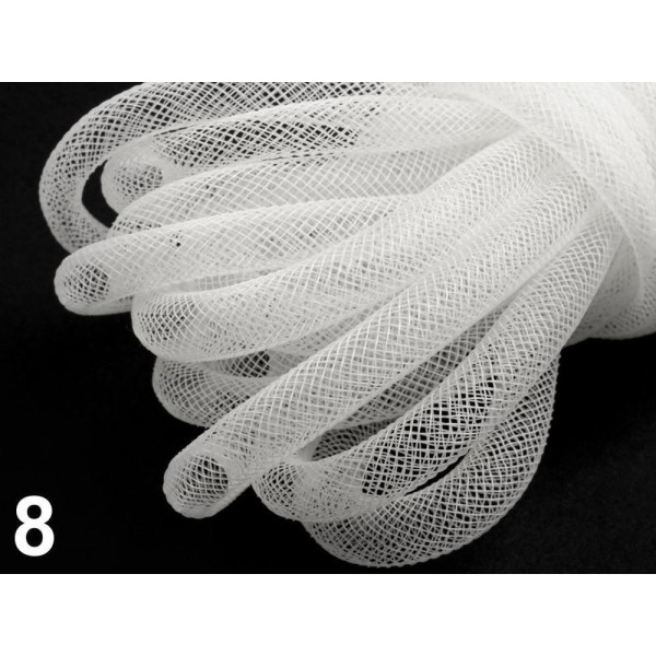 3m Transparent Crinoline Maille Tube, Plastique Net Fil Cordon de 8mm Avec Lurex, Et d'Autres Tubes, - Photo n°1