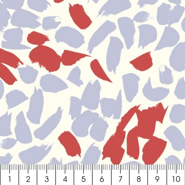 Tissu Atelier Brunette Impression - Blossom Shell - Par 10 cm (sur mesure) - Photo n°2