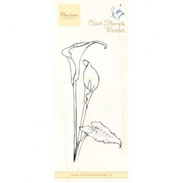 Tampon clear Marianne Design - Tiny's border - Callas - Photo n°1