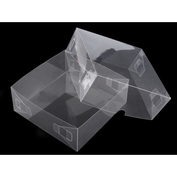 1pc Transparent Boîte d'Emballage, des Boîtes, l'Artisanat, les Bases, Et Loisirs, 16 x 16 x 6 cm - Photo n°1